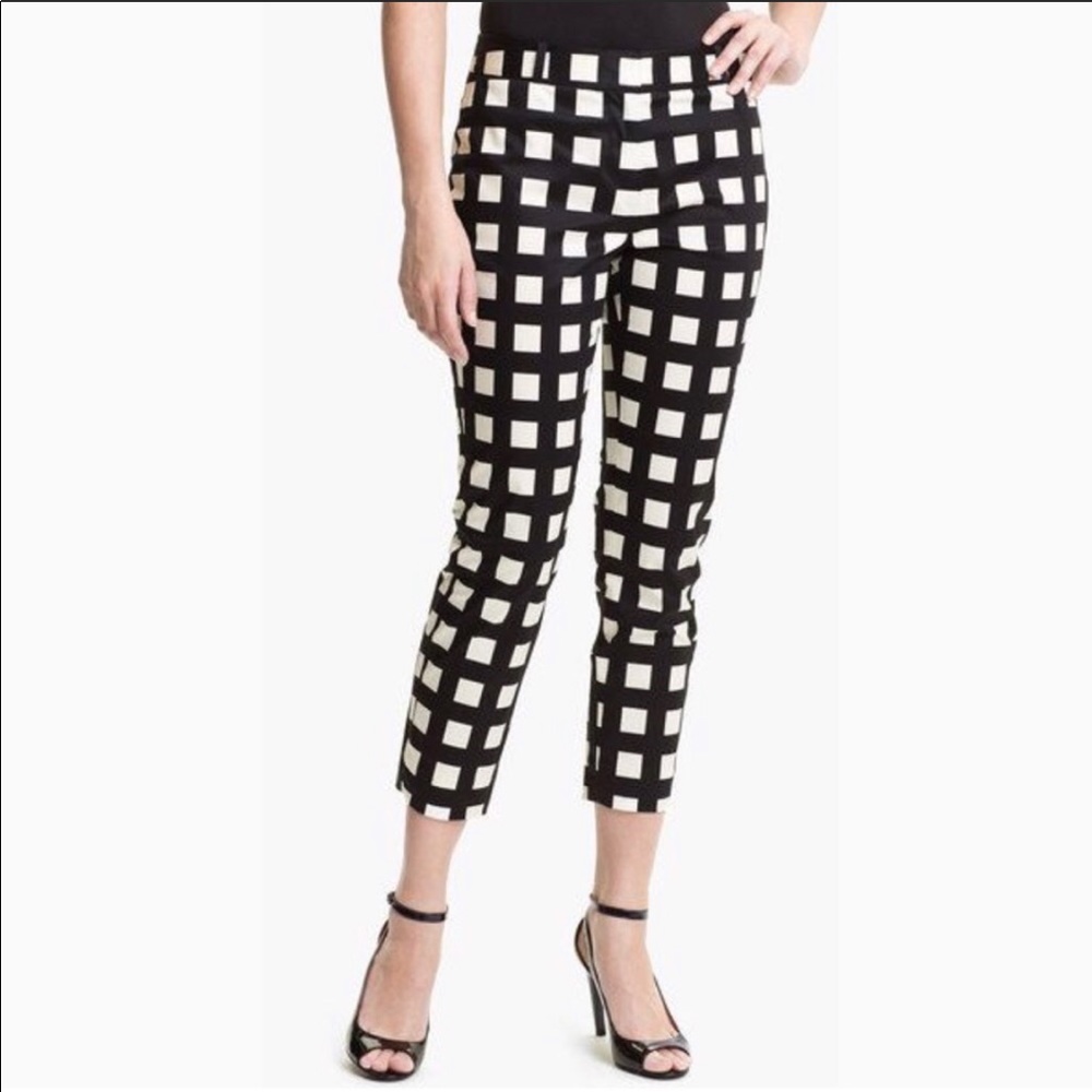 BEAUTIFUL Kate Spade ♠️ checked cropped pants!